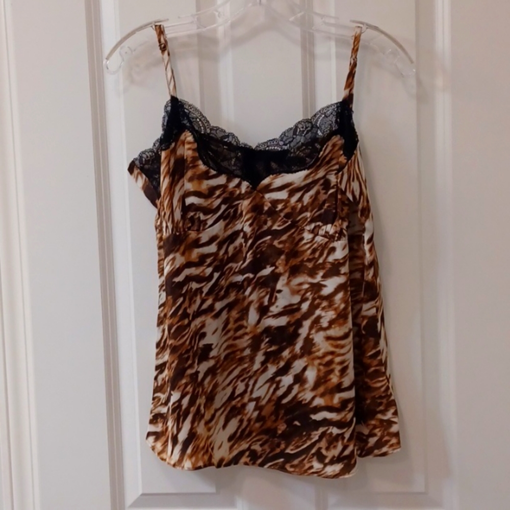 SOFIA VARGARA Tan, brown & black Camisole